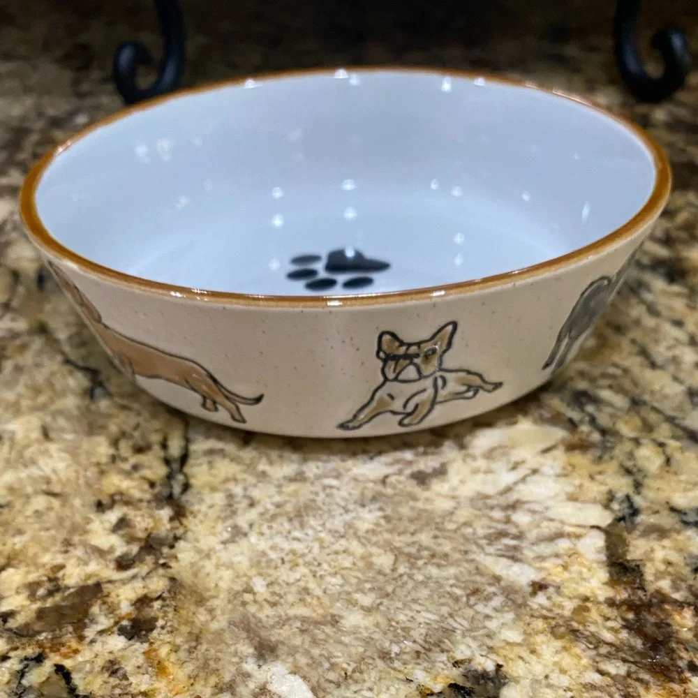 Spectrum Designz speckled 5” pet bowl - Charleston’s Dog Breed - Fabulou! NEW